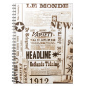 Krantendrukontwerp Notitieboek (Voorkant)