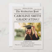 Krantenfoto Afstuderen Kaart (Voorkant)