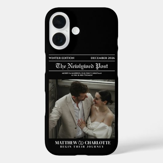 Krantenfoto Merry and Married Case-Mate iPhone Case (Achterkant)