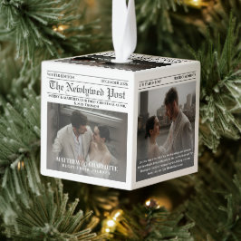 Krantenfoto Merry and Married Decoratie
