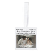 Krantenfoto Merry and Married Decoratie (Voorkant)