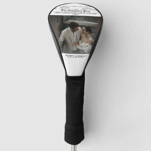 Krantenfoto Merry and Married Golfheadcover (Voorkant)