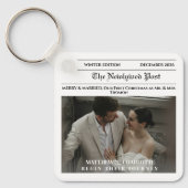 Krantenfoto Merry and Married Sleutelhanger (Voorkant)