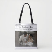 Krantenfoto Merry and Married Tote Bag (Voorkant)