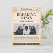 Kranteninladingen voorpagina nieuws (Staand voorkant)