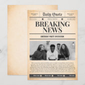 Kranteninladingen voorpagina nieuws (Voorkant / Achterkant)