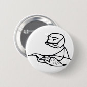 Krantenjongen Ronde Button 5,7 Cm (Voorkant /achterkant)