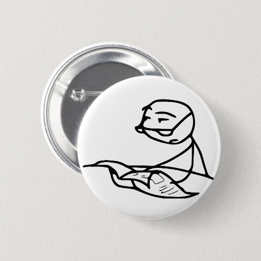 Krantenjongen Ronde Button 5,7 Cm (Voorkant /achterkant)