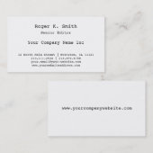 Krantenjournaliste of redacteur van tijdschrift Re Visitekaartje (Voorkant / Achterkant)