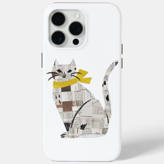 krantenkat Case-Mate iPhone case (Achterkant)