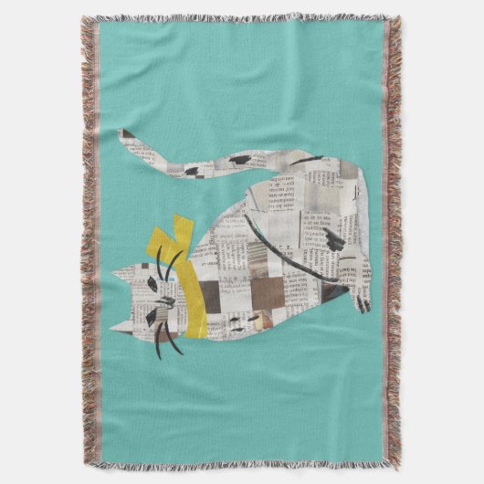 krantenkat deken (Voorkant Verticaal)