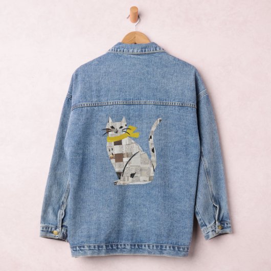 krantenkat denim jacket (Hangar)