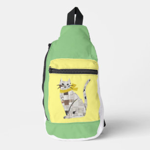 krantenkat sling bag