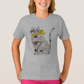 krantenkat t-shirt (Voorkant)