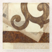  krantenknippen glazen onderzetter (Voorkant)