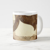  krantenknippen grote koffiekop (Voorkant rechts)