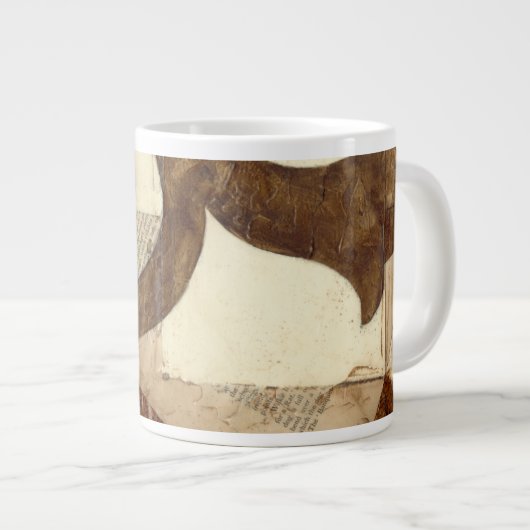  krantenknippen grote koffiekop (Voorkant rechts)