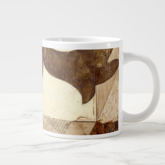  krantenknippen grote koffiekop (Rechts)