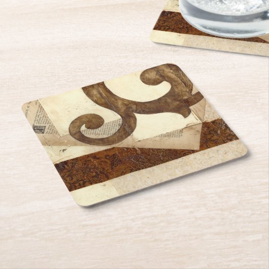  krantenknippen kartonnen onderzetters (Schuin)