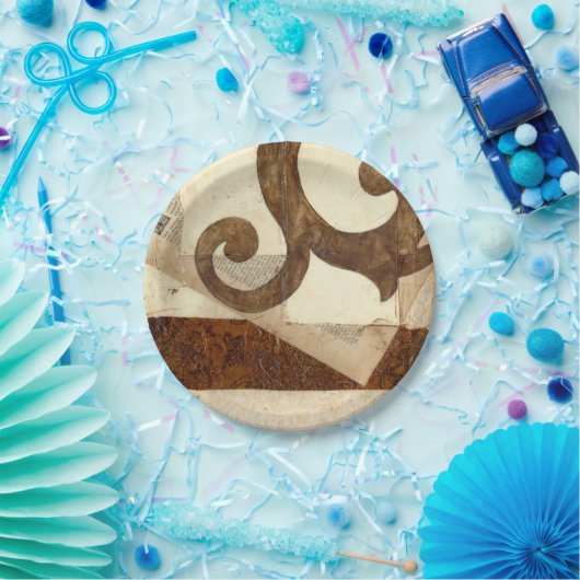  krantenknippen papieren bordje (Feest)