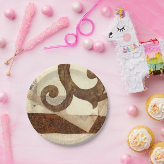  krantenknippen papieren bordje (Feest)