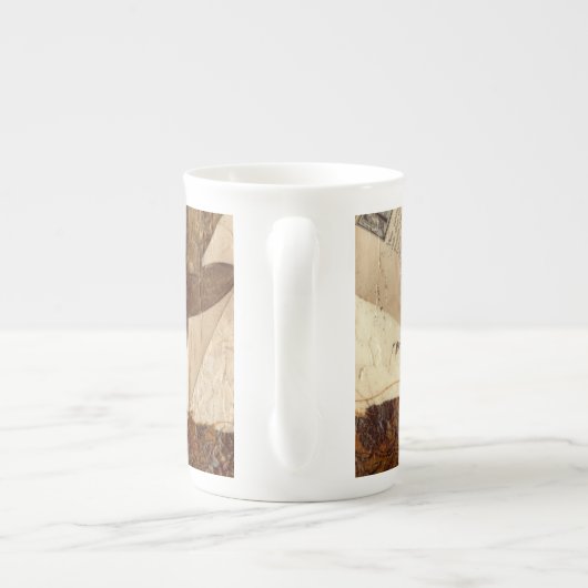  krantenknippen porselein kop (Achterkant)