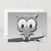 Krantenkoppen in zwart-wit briefkaart (Voorkant / Achterkant)