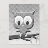 Krantenkoppen in zwart-wit briefkaart (Voorkant)