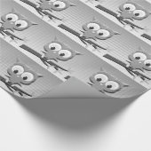 Krantenkoppen in zwart-wit cadeaupapier (Hoek)