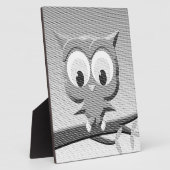 Krantenkoppen in zwart-wit fotoplaat (Zijkant)