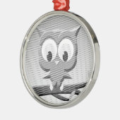 Krantenkoppen in zwart-wit metalen ornament (Links)