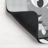 Krantenkoppen in zwart-wit muismat (Hoek)