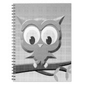 Krantenkoppen in zwart-wit notitieboek (Voorkant)