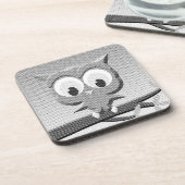 Krantenkoppen in zwart-wit onderzetter (Linkerzijde)