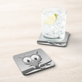 Krantenkoppen in zwart-wit onderzetter (Rechterzijde)