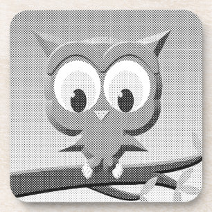 Krantenkoppen in zwart-wit onderzetter