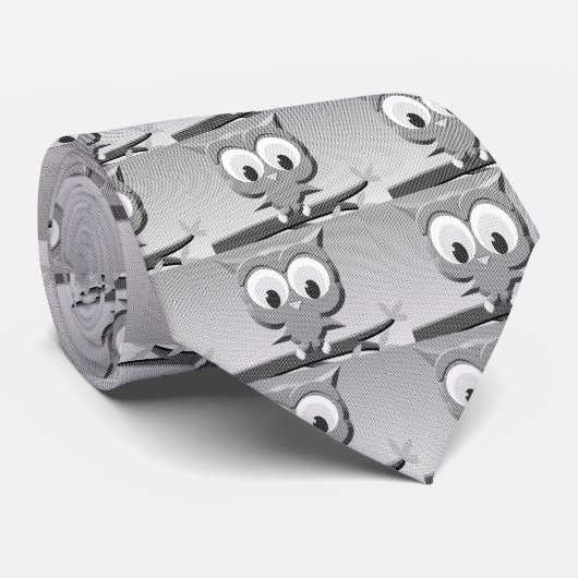 Krantenkoppen in zwart-wit stropdas (Opgerold)