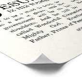 Krantenkoptekst kerstdruk poster (Hoek)