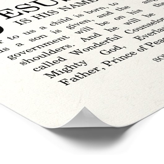 Krantenkoptekst kerstdruk poster (Hoek)