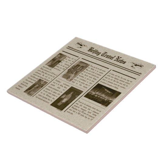 Krantenkrant Tegel Tegeltje (Zijkant)