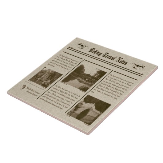 Krantenkrant Tegel Tegeltje (Zijkant)