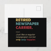 Krantenkring - definitie in ruste Retro Feestdagenkaart (Voorkant / Achterkant)