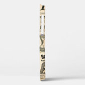 Krantenpagina met advertentie - grav Case-Mate iPhone case (Achterkant / Links)