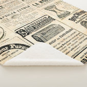 Krantenpagina met advertentie -  grav sherpa deken (3/4)