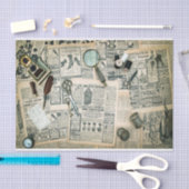  krantenpagina's en Accessoires voor het naaien Tissuepapier (Craft)