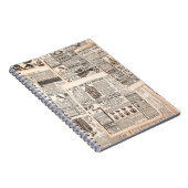 Krantenpagina's met antiek adverteren. Vrouw Notitieboek (Rechterzijde)