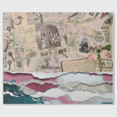 krantenpapier cadeaupapier (Vlak)