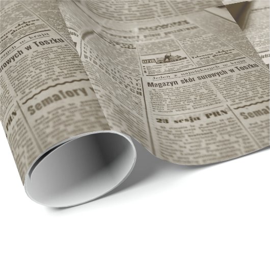 Krantenpapier Cadeaupapier (Rol Hoek)