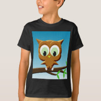 Krantenpapier Cartoon Uil