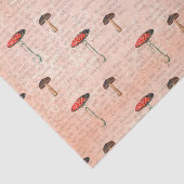 Krantenpapier en champignons tissuepapier (Detail)